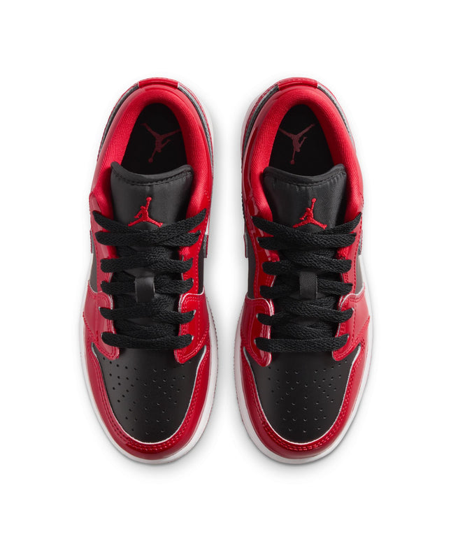 Air Jordan Big Kids 1 Low SE - Black/Varsity Red