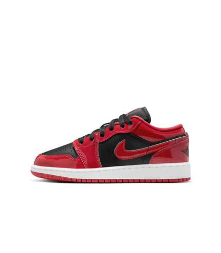 Air Jordan Big Kids 1 Low SE - Black/Varsity Red