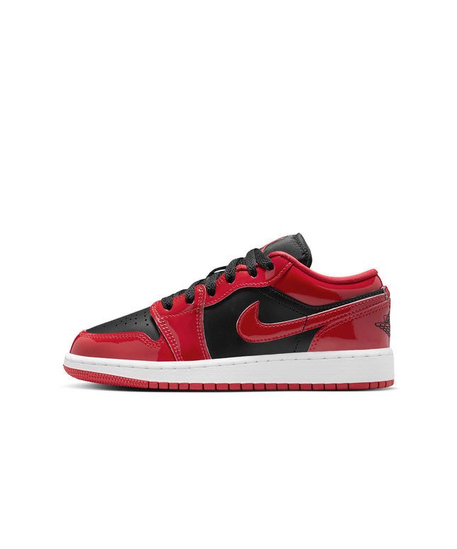 Air Jordan Big Kids 1 Low SE - Black/Varsity Red