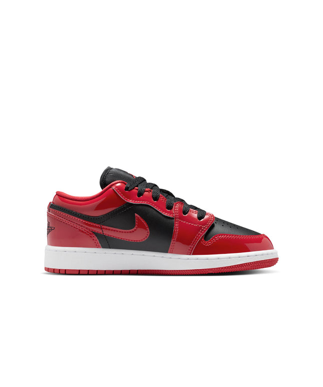 Air Jordan Big Kids 1 Low SE - Black/Varsity Red