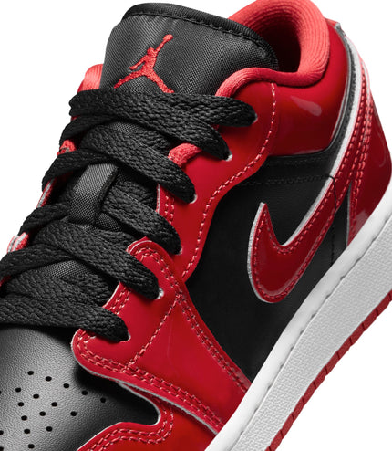 Air Jordan Big Kids 1 Low SE - Black/Varsity Red