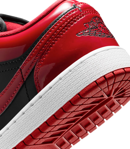 Air Jordan Big Kids 1 Low SE - Black/Varsity Red