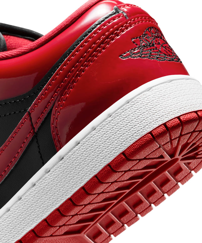Air Jordan Big Kids 1 Low SE - Black/Varsity Red
