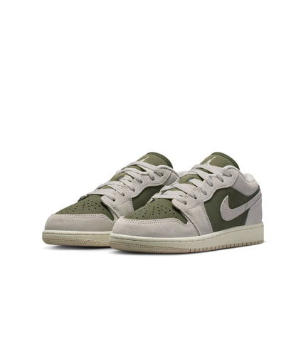 Air Jordan Big Kids 1 Low SE - Medium Olive