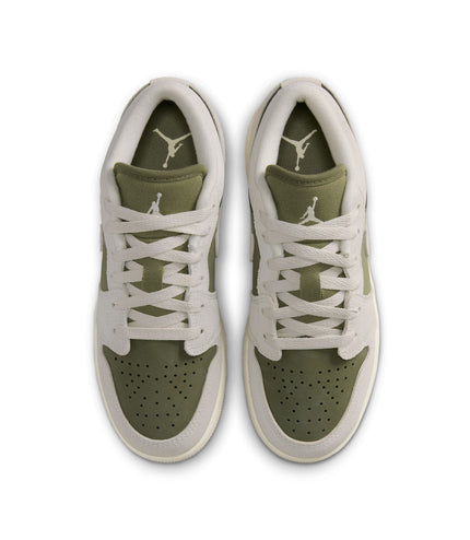 Air Jordan Big Kids 1 Low SE - Medium Olive