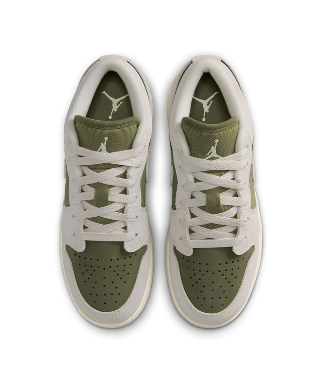 Air Jordan Big Kids 1 Low SE - Medium Olive
