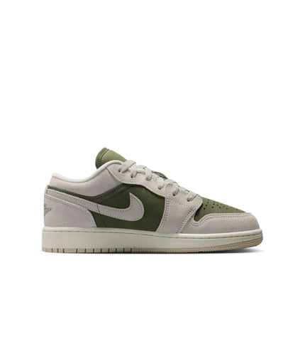 Air Jordan Big Kids 1 Low SE - Medium Olive