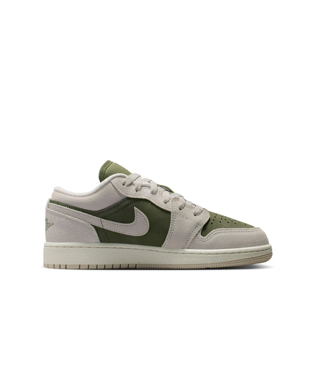 Air Jordan Big Kids 1 Low SE - Medium Olive