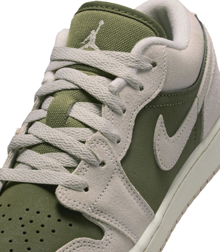 Air Jordan Big Kids 1 Low SE - Medium Olive