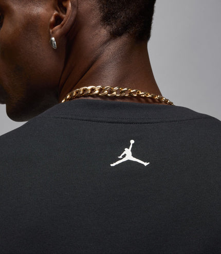 Air Jordan Mens Long Sleeve Crewneck - Black