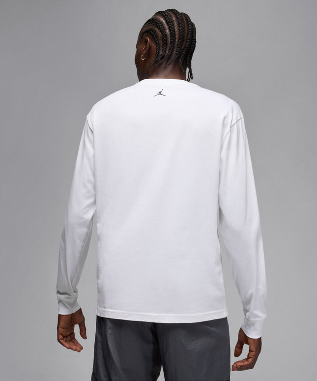 Air Jordan Mens Long Sleeve Crewneck - White