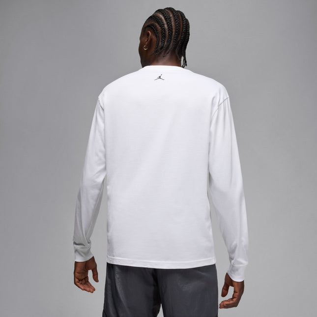 Air Jordan Mens Long Sleeve Crewneck - White