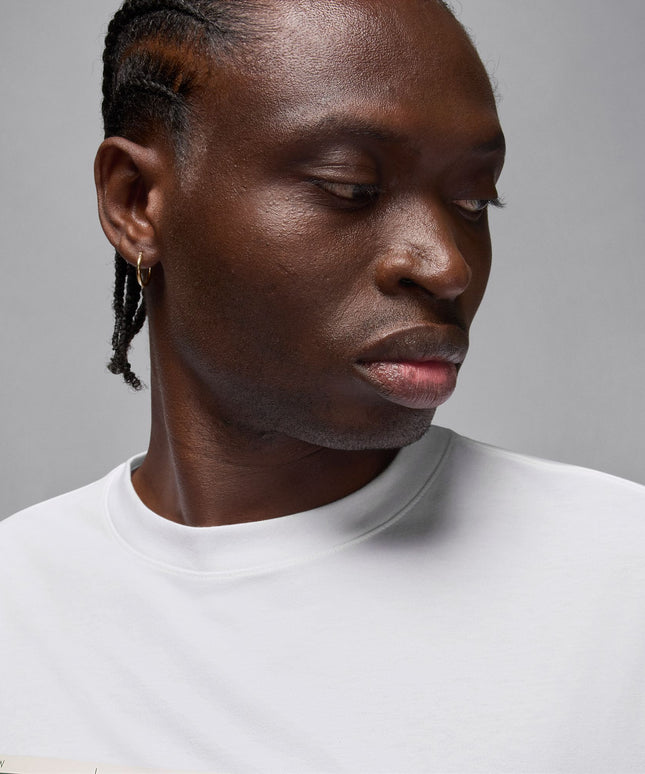 Air Jordan Mens Long Sleeve Crewneck - White