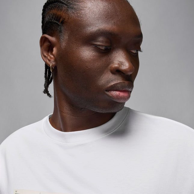 Air Jordan Mens Long Sleeve Crewneck - White