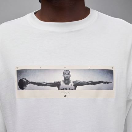 Air Jordan Mens Long Sleeve Crewneck - White