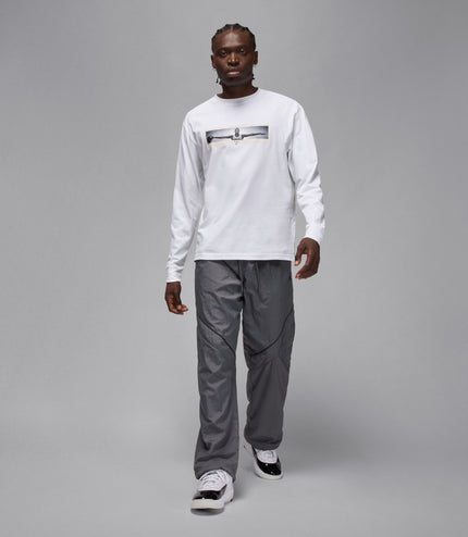 Air Jordan Mens Long Sleeve Crewneck - White
