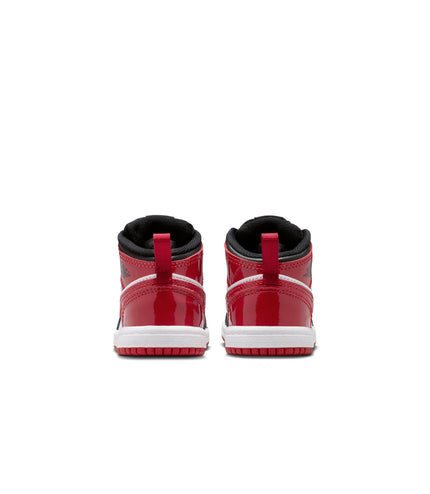 Air Jordan (TD) 1 Mid SE - Black/Varsity Red