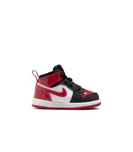 Air Jordan (TD) 1 Mid SE - Black/Varsity Red