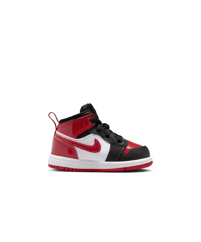 Air Jordan (TD) 1 Mid SE - Black/Varsity Red