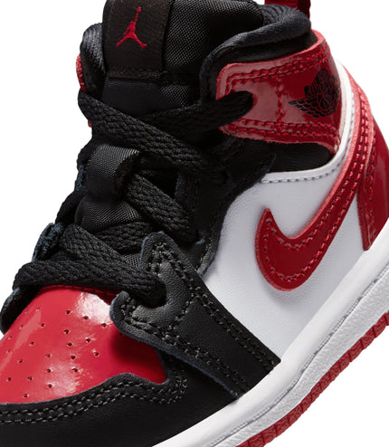 Air Jordan (TD) 1 Mid SE - Black/Varsity Red