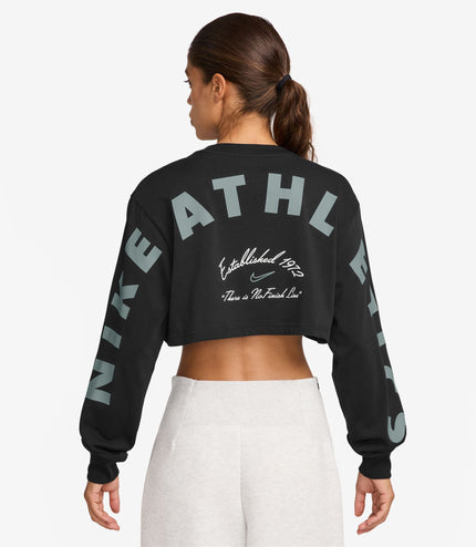 Nike Womens Oversized Long Sleeve - Black