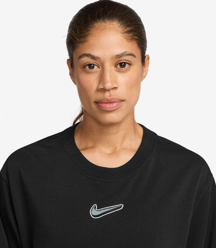 Nike Womens Oversized Long Sleeve - Black