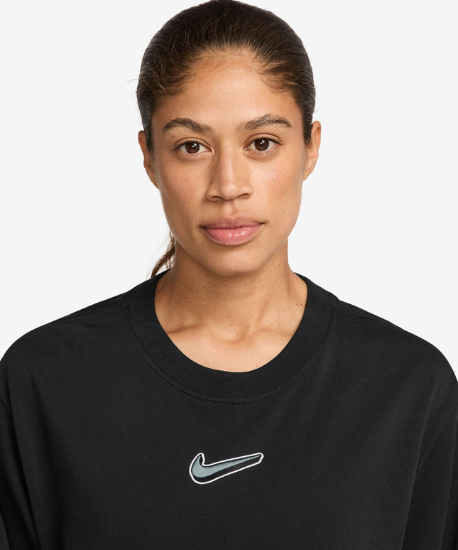 Nike Womens Oversized Long Sleeve - Black