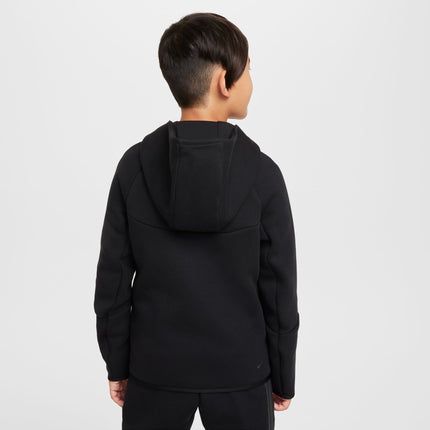 Nike Big Kids Tech Fleece Hoodie - Black