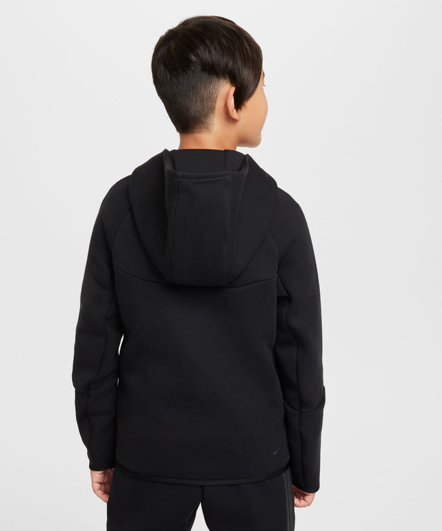 Nike Big Kids Tech Fleece Hoodie - Black