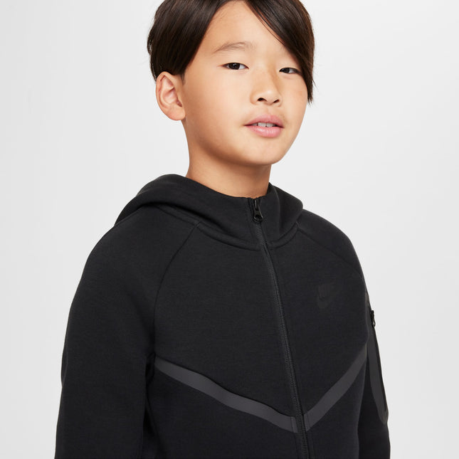 Nike Kids Sportswear Tech Fleece Hoodie - Black