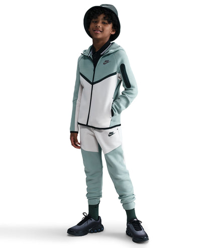 Nike Big Kids Sportswear Tech Fleece Hoodie - Dusty Sage