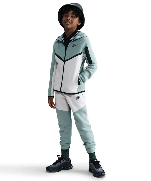 Nike Big Kids Sportswear Tech Fleece Hoodie - Dusty Sage