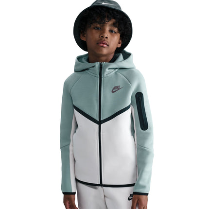 Nike Big Kids Sportswear Tech Fleece Hoodie - Dusty Sage