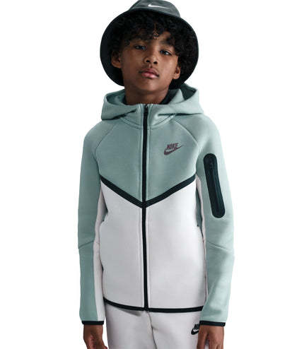Nike Big Kids Sportswear Tech Fleece Hoodie - Dusty Sage