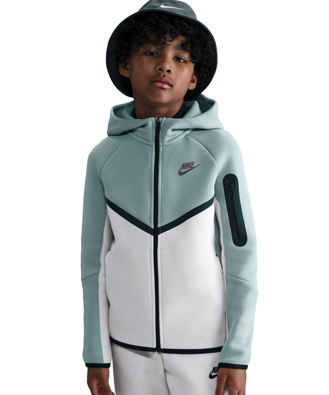 Nike Big Kids Sportswear Tech Fleece Hoodie - Dusty Sage