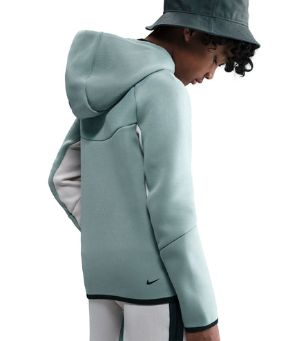 Nike Big Kids Sportswear Tech Fleece Hoodie - Dusty Sage