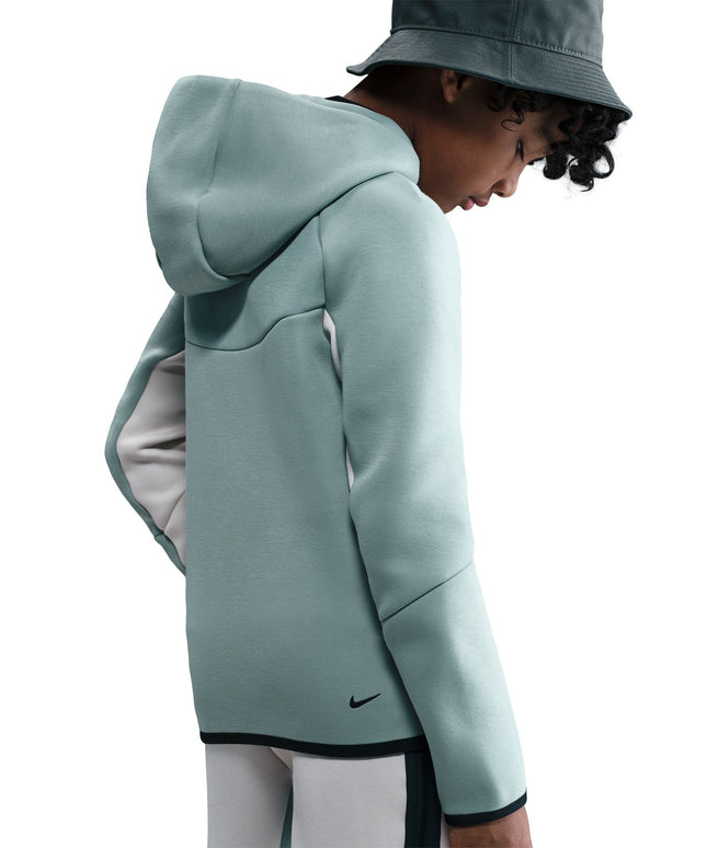 Nike Big Kids Sportswear Tech Fleece Hoodie - Dusty Sage