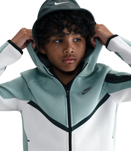 Nike Big Kids Sportswear Tech Fleece Hoodie - Dusty Sage
