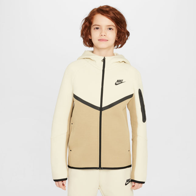 Nike Boys Sportswear Tech Fleece Hoodie - Parachute Beige