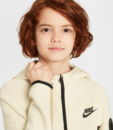 Nike Boys Sportswear Tech Fleece Hoodie - Parachute Beige