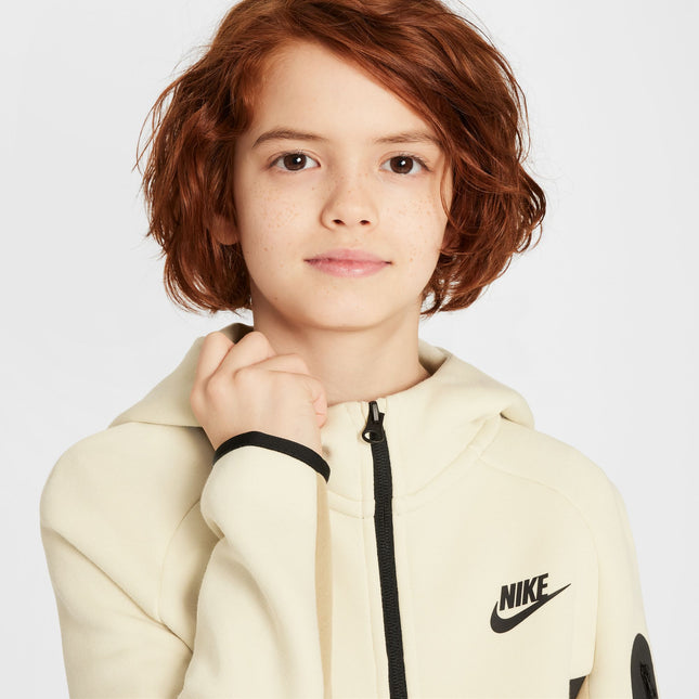 Nike Boys Sportswear Tech Fleece Hoodie - Parachute Beige