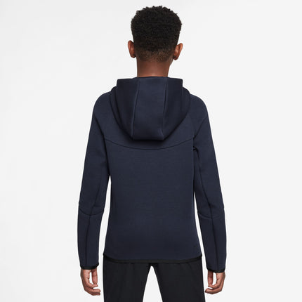 Nike Big Kids Sportswear Tech Fleece Hoodie - Obsidian
