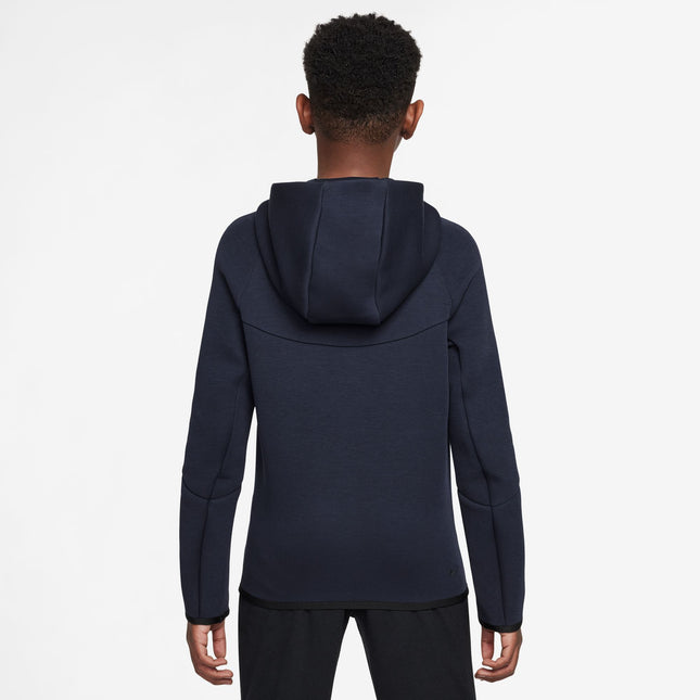 Nike Big Kids Sportswear Tech Fleece Hoodie - Obsidian