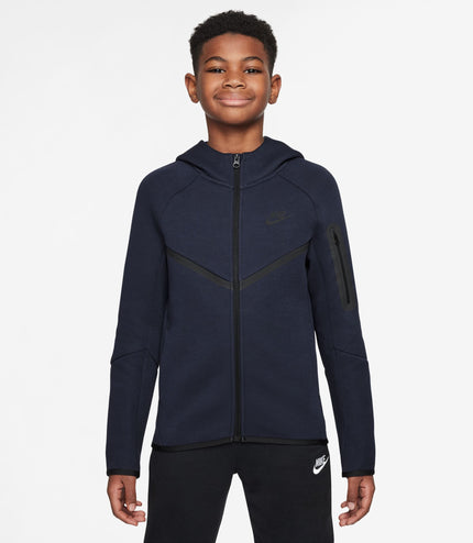 Nike Big Kids Sportswear Tech Fleece Hoodie - Obsidian