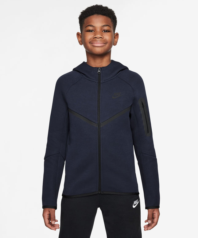 Nike Big Kids Sportswear Tech Fleece Hoodie - Obsidian