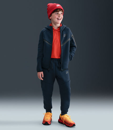 Nike Big Kids Sportswear Tech Fleece Hoodie - Obsidian