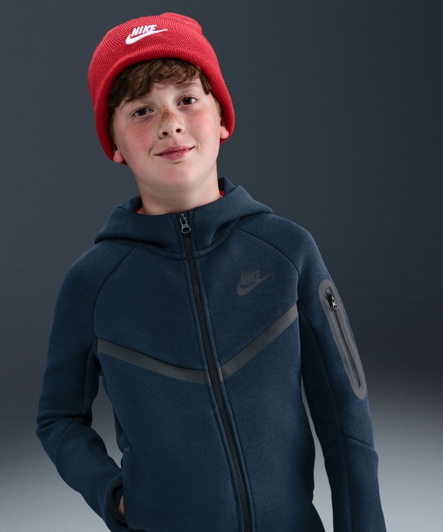 Nike Big Kids Sportswear Tech Fleece Hoodie - Obsidian