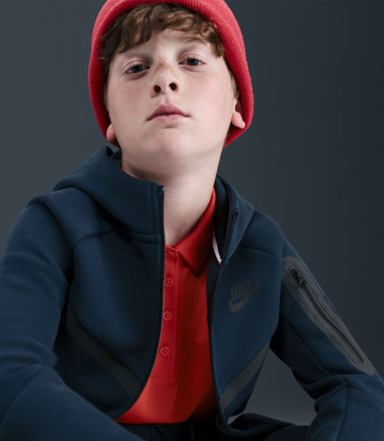 Nike Big Kids Sportswear Tech Fleece Hoodie - Obsidian