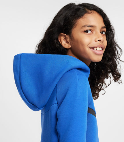 Nike Boys Sportswear Tech Fleece Hoodie - Game Royal/Black