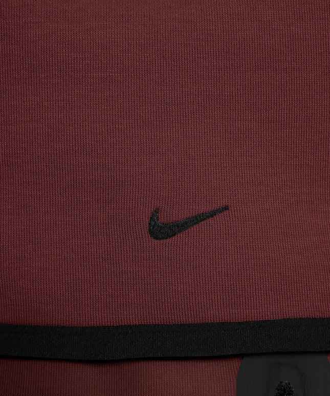 Nike Big Kids Sportswear Tech Fleece Hoodie - Burgundy Crush